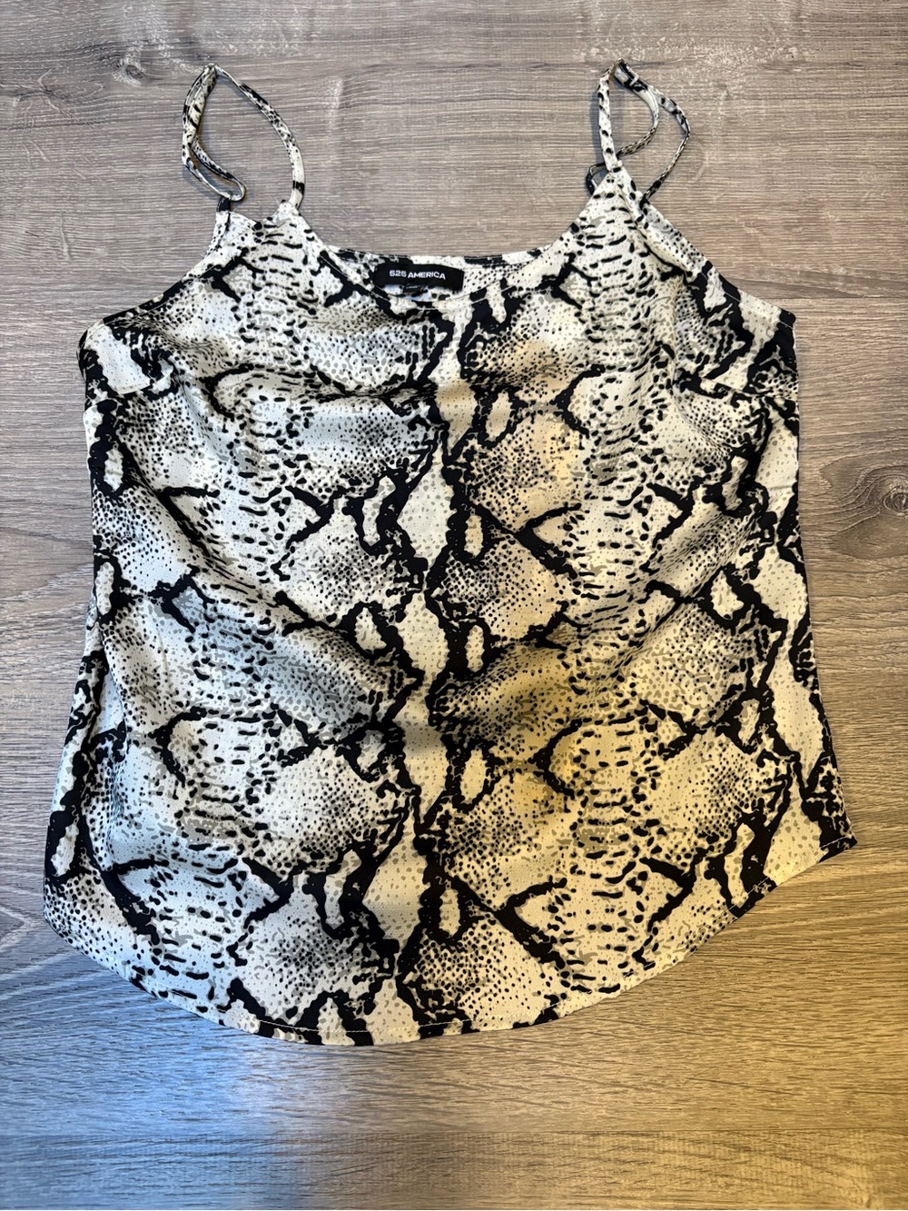 525 America Python Print New Camisole Top Size XS
